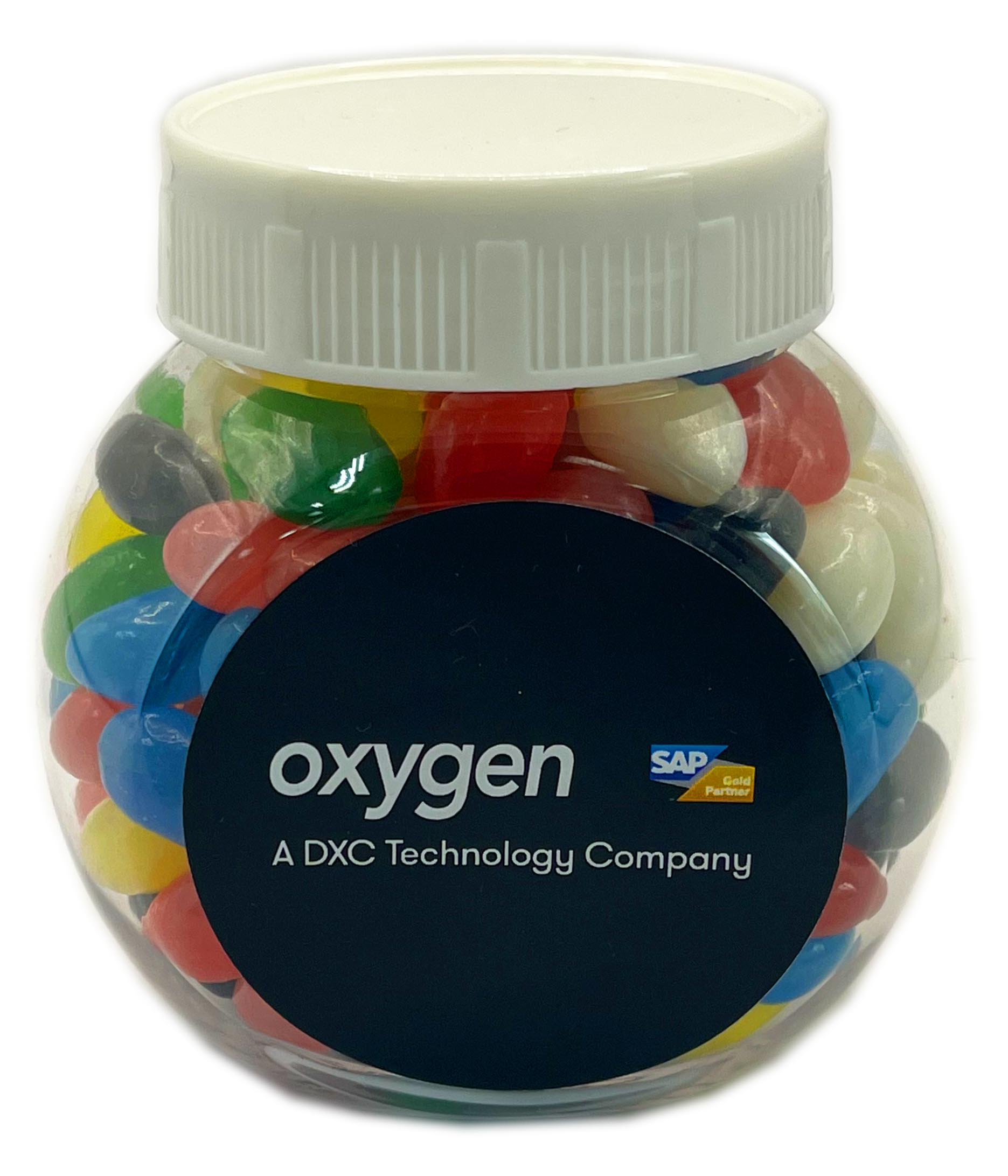 Plastic Jar with Mini Jelly Beans 170g