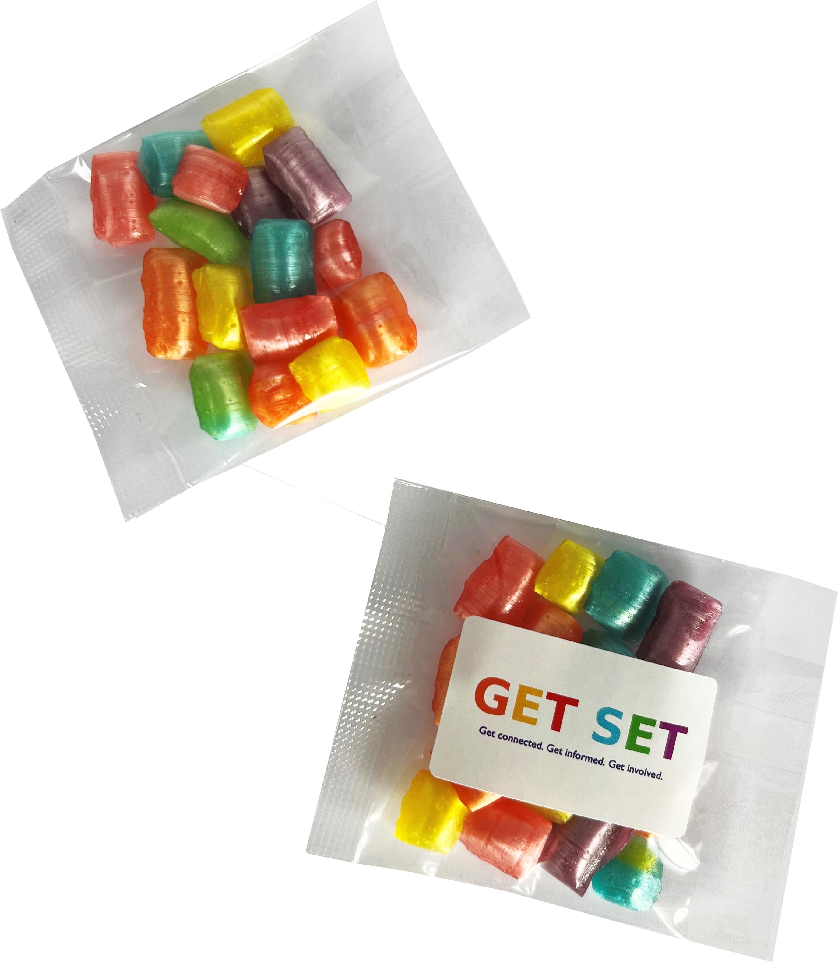 Corporate Coloured Humbugs 20g
