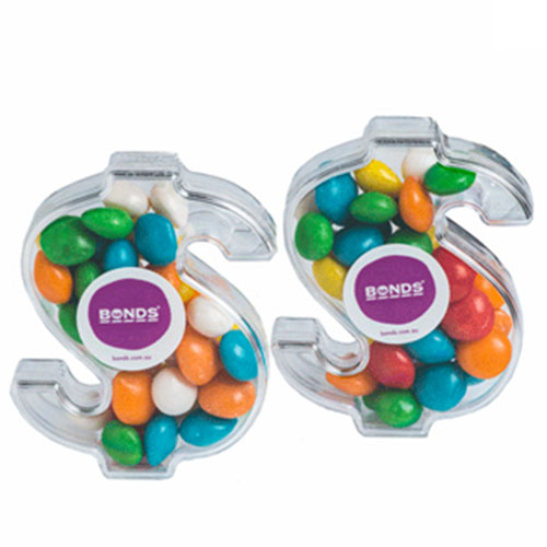 Acrylic Dollar with Chewy Fruits 40g
