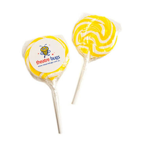 Medium Candy Lollipops -Yellow