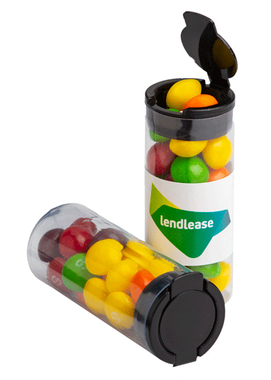 Flip Lid Tube with Skittles 35g