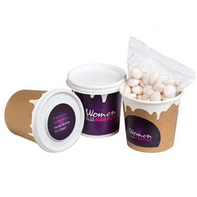 Coffee Cup With Chewy Mints 50g