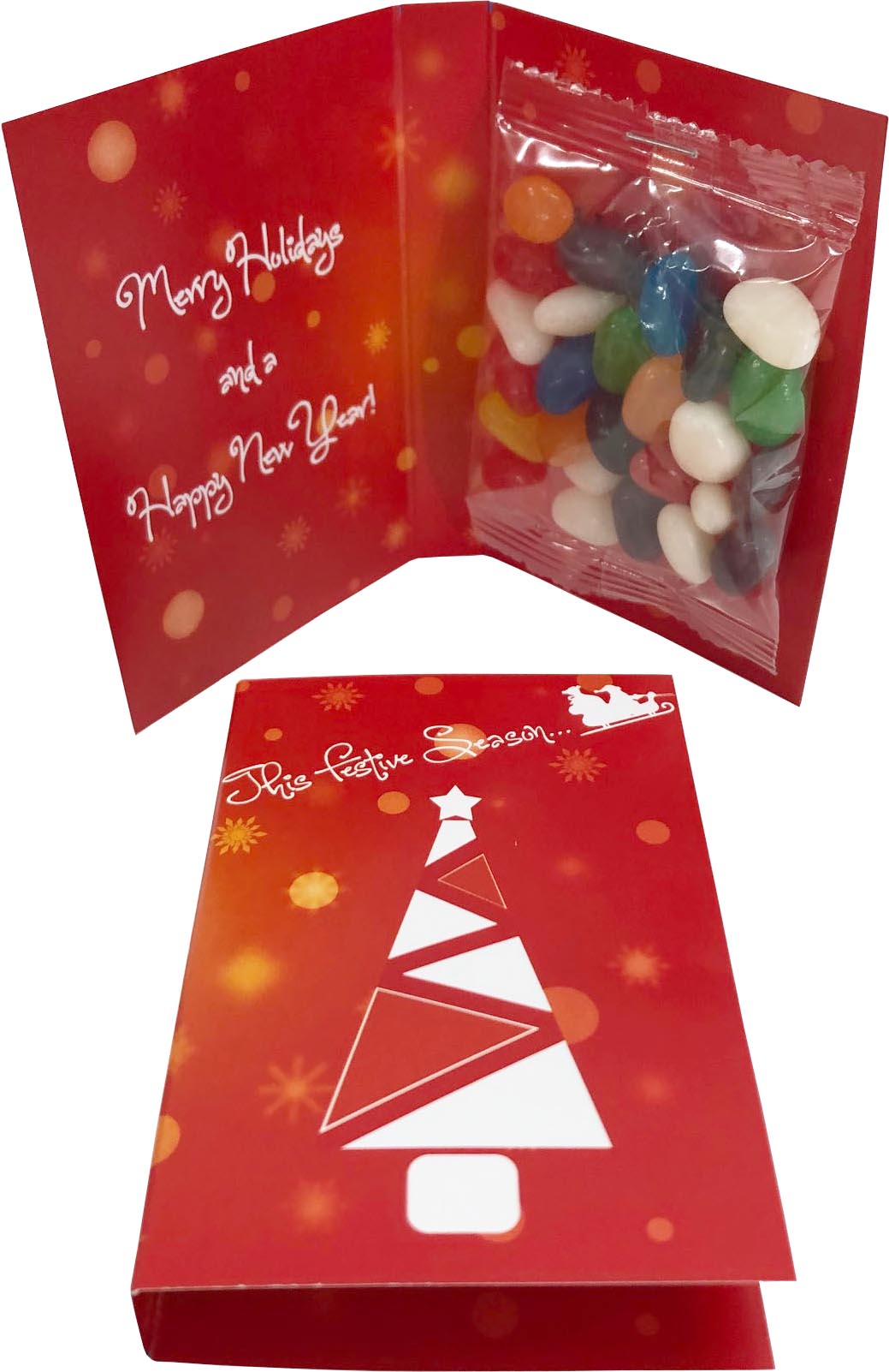 Gift Card with  Mini Jelly Beans 25g