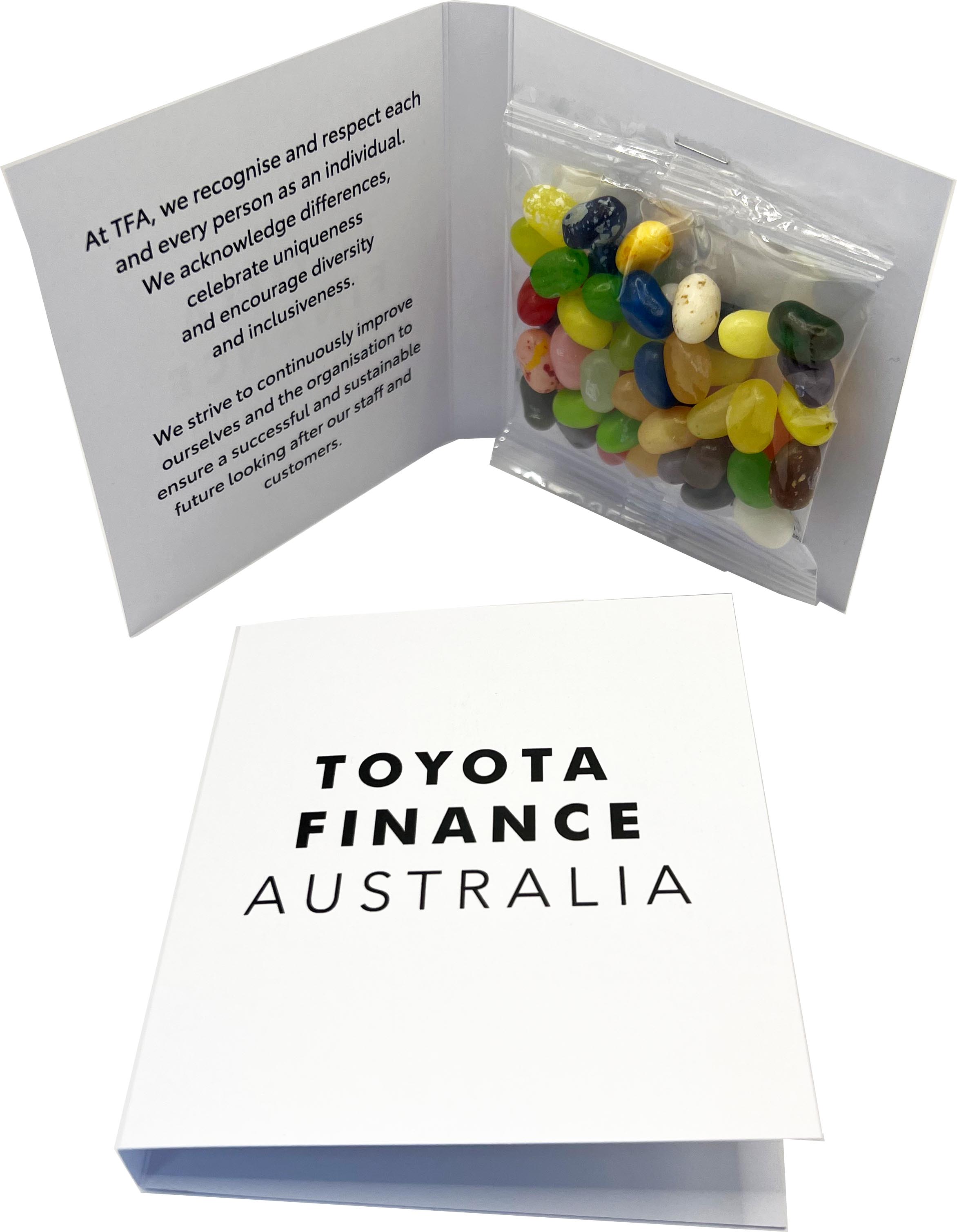 Gift Card with JELLY BELLY Jelly Bean 50g