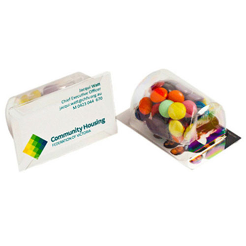 Biz Card Treats with Choc Beans 25g
