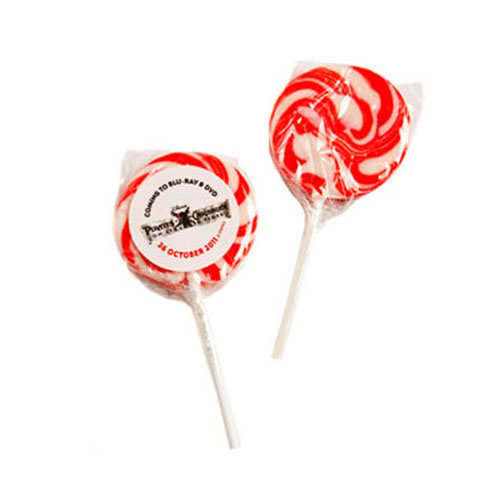 Medium Candy Lollipops - Red