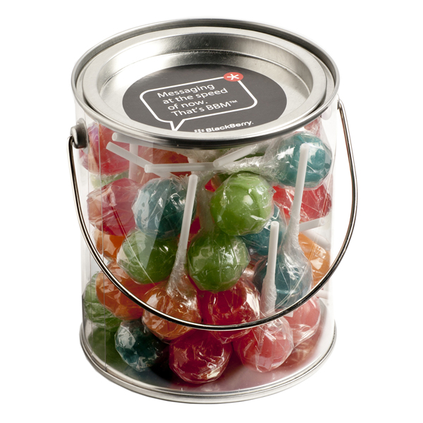 Big PVC Bucket with Chuppa Chups x32