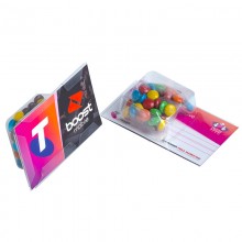 Small Biz Card Treats with Mini M&Ms 14g