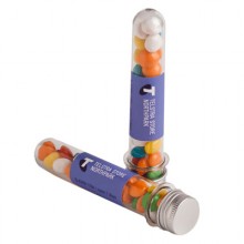 TEST TUBE FILLED WITH CHEWY FRUITS (SKITTLE LOOK ALIKE) 40G