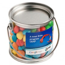 Small PVC Bucket Filled with Chewy Fruits 170g