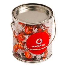 BIG PVC BUCKET FILLED WITH LINDT LINDOR BALLS X30