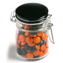 CHOC BEANS IN GLASS CLIP LOCK JAR 160G