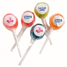 BALL LOLLIPOP WITH STICKER