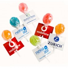 BALL LOLLIPOP WITH TAG