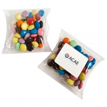 CHOC BEANS IN PVC PILLOW PACK 50G