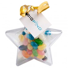 ACRYLIC STARS FILLED WITH JELLY BEANS 50G