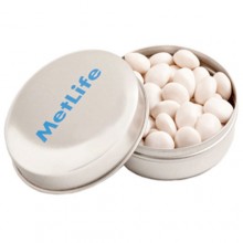 CANDLE TIN FILLED WITH MINTS OR MUSKS 50G