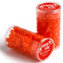 PET TUBE FILLED WITH JELLY BEANS 100G (Mixed Colours or Corporate Colours)