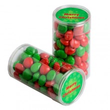 PET Tube filled with CHRISTMAS CHEWY Fruits 100g