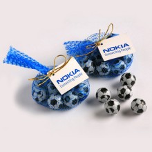 Mesh Bag filled with x5 Chocolate Soccer Balls
